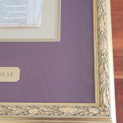 1661 A.D. King James Bible Leaf (BR2-EL)