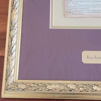 1661 A.D. King James Bible Leaf (BR2-EL)