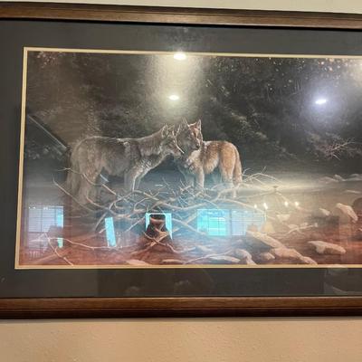 Sale Photo Thumbnail #479: Large Wolf Picture 42x25