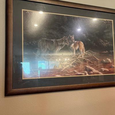 Sale Photo Thumbnail #480: Large Wolf Picture 42x25