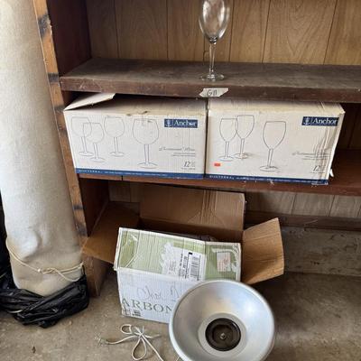 Sale Photo Thumbnail #503: Chocolate fountain 
2 boxes of wine glasses