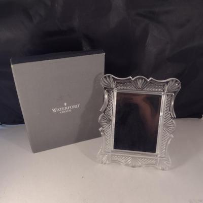 Waterford Crystal Picture Frame- Appears to Hold 4" x 6" Photo