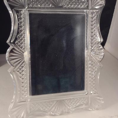 Waterford Crystal Picture Frame- Appears to Hold 4" x 6" Photo
