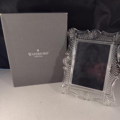Waterford Crystal Picture Frame- Appears to Hold 4" x 6" Photo