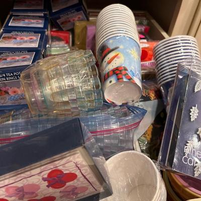 Sale Photo Thumbnail #508: Plates Napkins cups and more