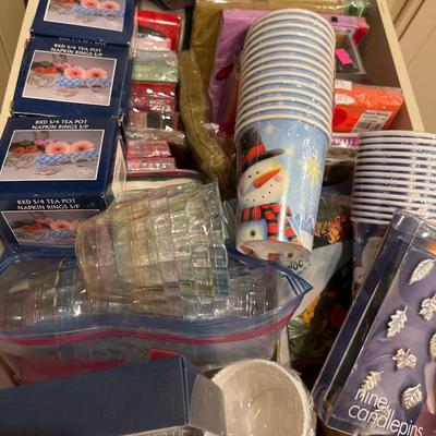 Sale Photo Thumbnail #510: Plates Napkins cups and more