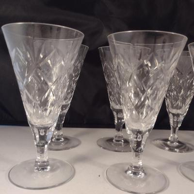 Seneca 'Stratford' Blown Glass Juice Glasses- Eight Pieces