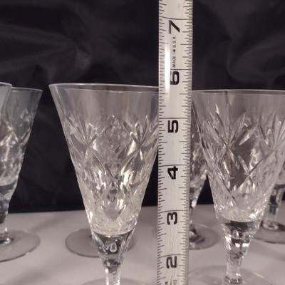 Seneca 'Stratford' Blown Glass Juice Glasses- Eight Pieces