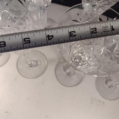 Seneca 'Stratford' Blown Glass Water Goblets- Eight Pieces