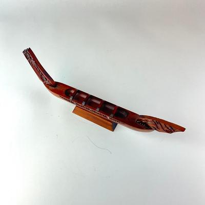 Sale Photo Thumbnail #1126: Crafted by Native Woodcraft In London Street Dannevirke, New Zealand
Measures: 12.5" long x 1.25" deep x 5.5" high