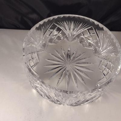 Gorham Crystal Salad Bowl- Cherrywood Pattern