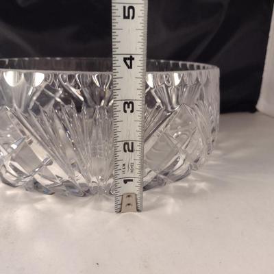 Gorham Crystal Salad Bowl- Cherrywood Pattern