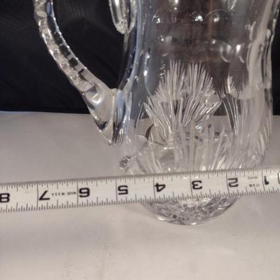 Gorham Crystal Pitcher- Cherrywood Pattern