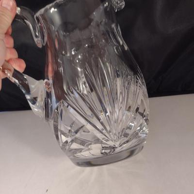 Gorham Crystal Pitcher- Cherrywood Pattern