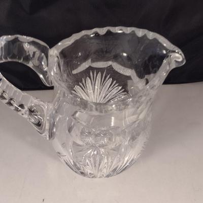 Gorham Crystal Pitcher- Cherrywood Pattern