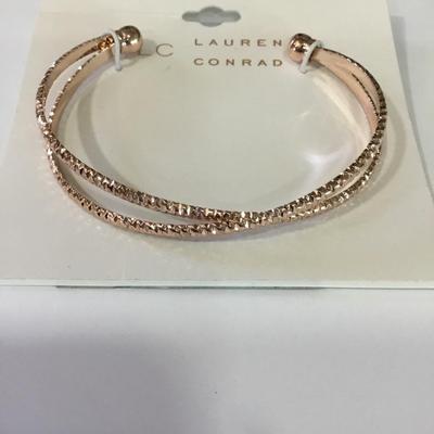 Rose gold, toned cuff bracelet