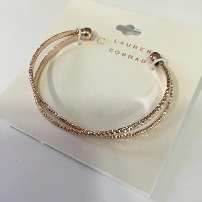Rose gold, toned cuff bracelet