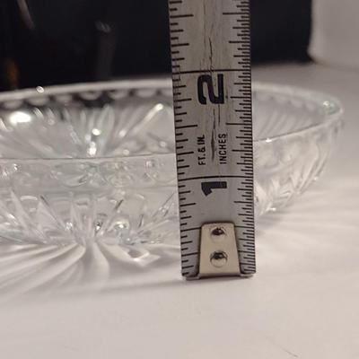 Gorham Crystal Small Salad/Dessert Bowls- Cherrywood Pattern- Approx 5 5/8" in Diameter- Eight Pieces