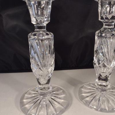 Pair of Gorham Candle Stick Holders- Cherrywood Pattern- Approx 7 1/2" Tall