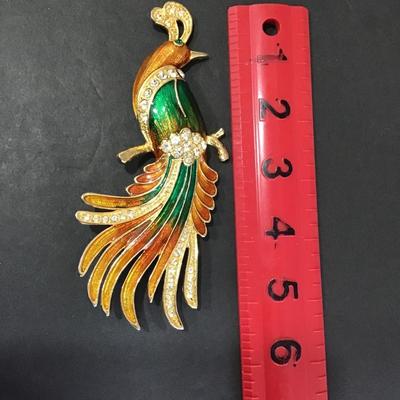 Vintage peacock Brooch