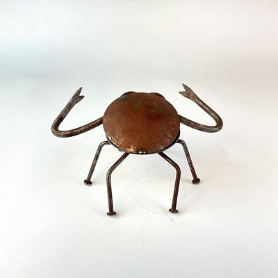 Sale Photo Thumbnail #1135: Light rusting patina
Measures: 8.5" wide x 5" high x 5.5" deep