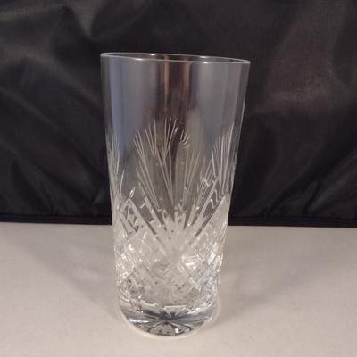 Crystal High Ball Glasses- Six Pieces