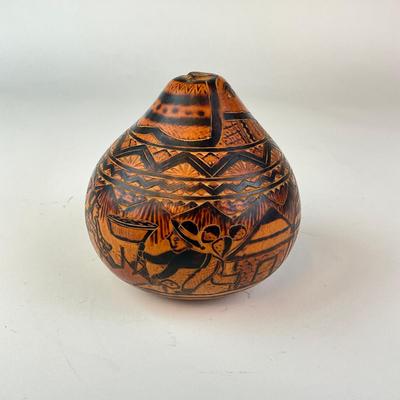 Sale Photo Thumbnail #1181: Tells a story going around
4" high x 4" diameter