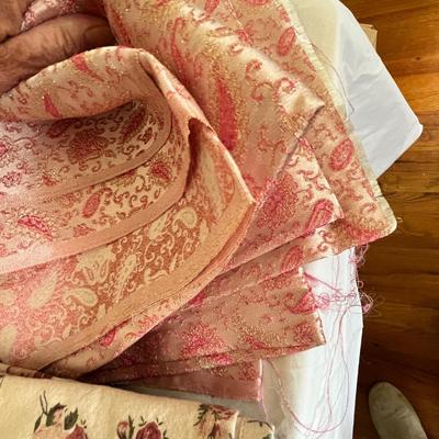 Lot 28 Material & sewing items
