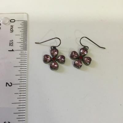Givenchy crystal earrings Violet crystal