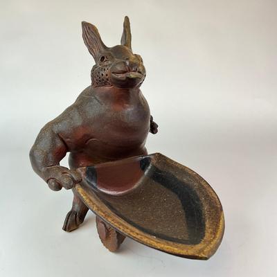 Sale Photo Thumbnail #1196: Could be used as planter or holding items
Measures: 12" long x 8.5" wide x 11.5" high