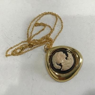 Vintage Cameo on Costume Chain