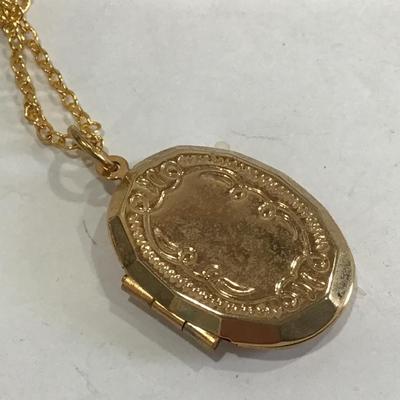 Vintage Locket on Costume Chain