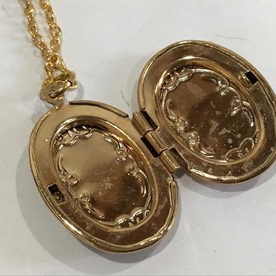 Vintage Locket on Costume Chain