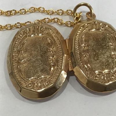 Vintage Locket on Costume Chain