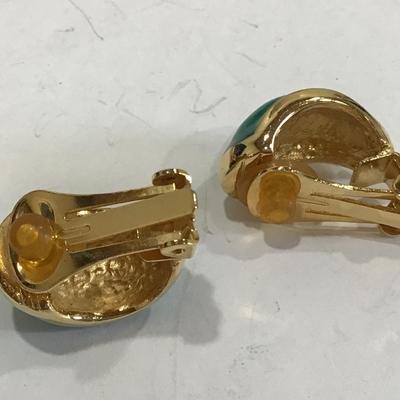 Vintage Enamel Earrings
