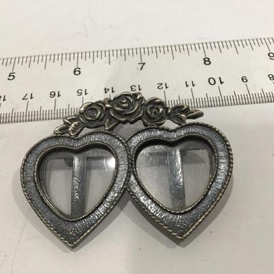 Vintage Brooch photo Holder