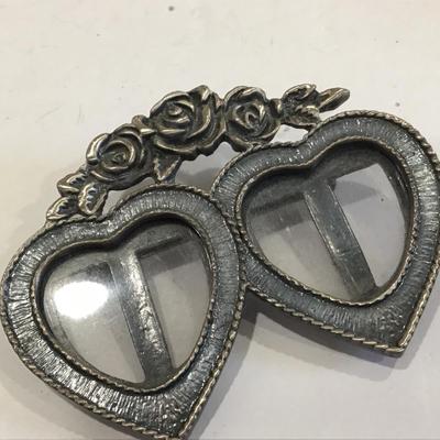 Vintage Brooch photo Holder