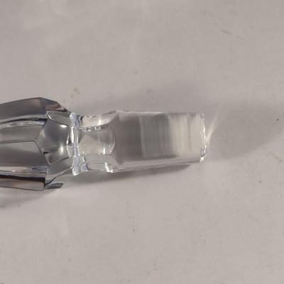 Gorham Crystal Bell and Cruet- Cherrywood Pattern