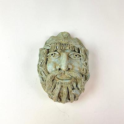 Sale Photo Thumbnail #1216: Bearded Man With Fish
Measures: 9" high x 6" wide x 4" deep