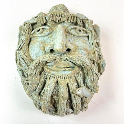 Sale Photo Thumbnail #1220: Bearded Man With Fish
Measures: 9" high x 6" wide x 4" deep