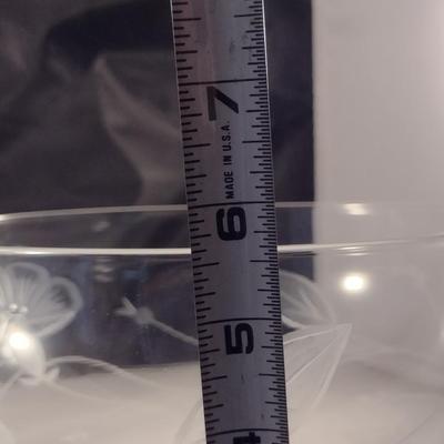 Collection of Glass/Crystal Serve Ware and Home Decor