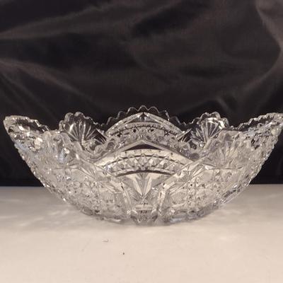 Collection of Glass/Crystal Serve Ware and Home Decor