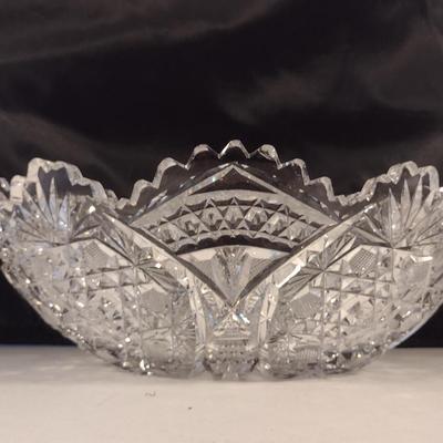 Collection of Glass/Crystal Serve Ware and Home Decor