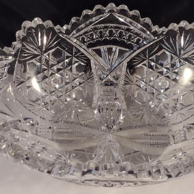 Collection of Glass/Crystal Serve Ware and Home Decor