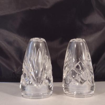 Gorham Crystal Salt and Pepper Shakers- Cherrywood Pattern- Three Pairs