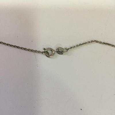 Beautiful violet, crystal, dainty necklace very nice