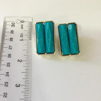 Vintage clip on , statement earrings