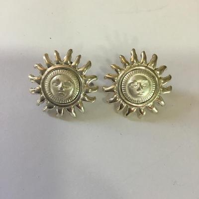 Vintage Sun stud earrings