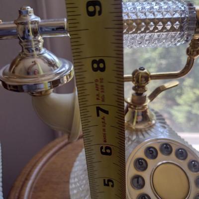 French Provencial Design Glass Body Touchtone Telephone