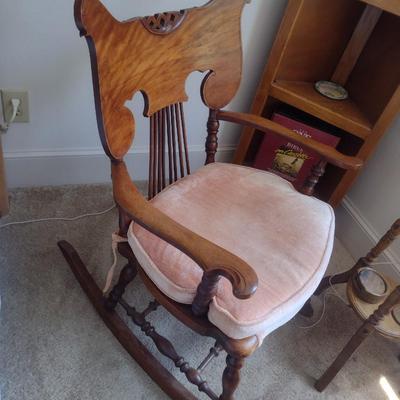 Antique Wood Rocking Chair